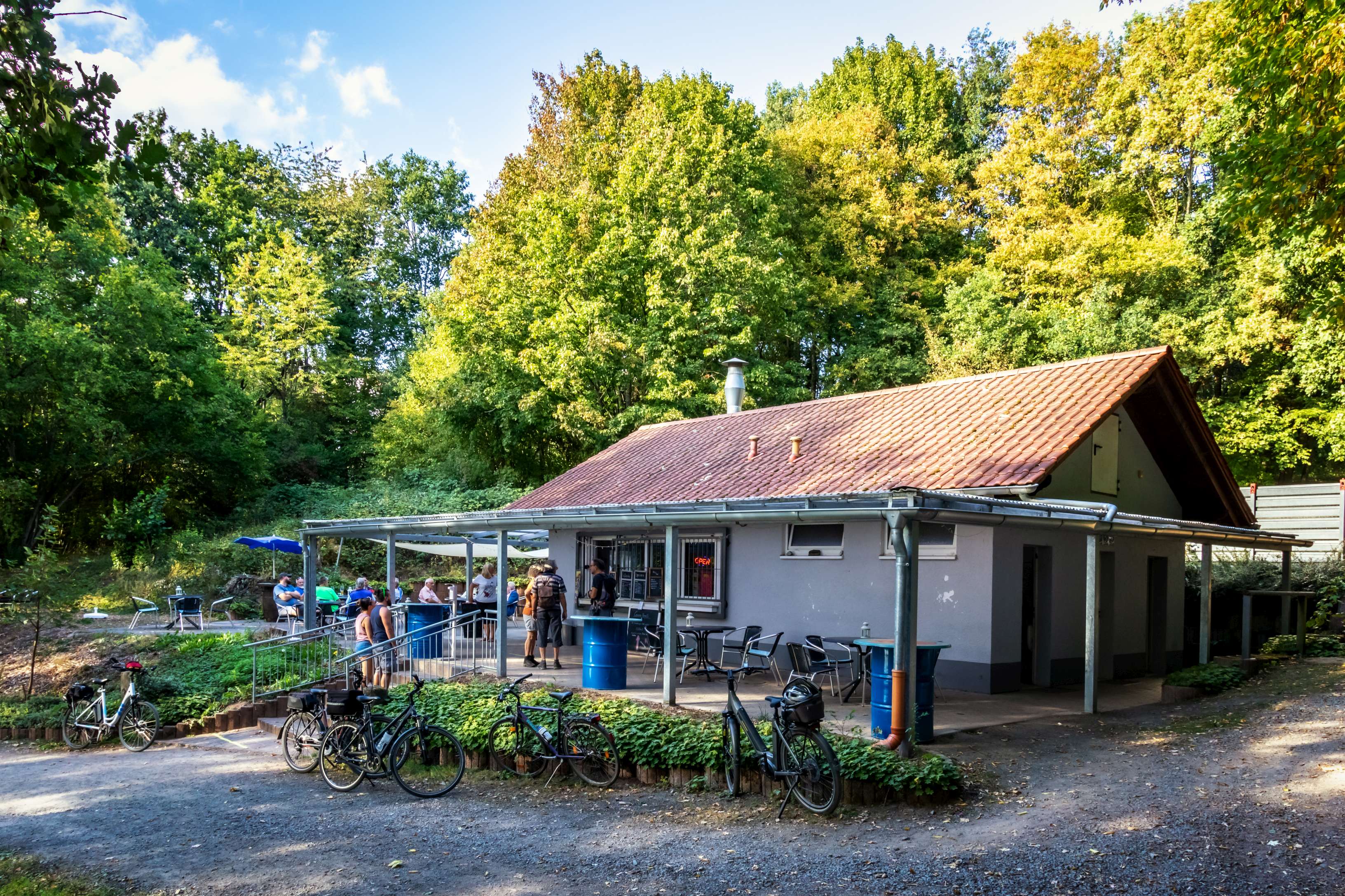 Kiosk mit Wasserspielplatz VG Oberes Glantal